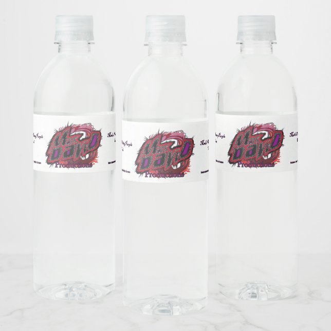 Étiquette Pour Bouteilles D'eau Mark's G Soda (Bouteilles)