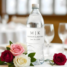 Moderne minimaliste simple Mariage Monogramme