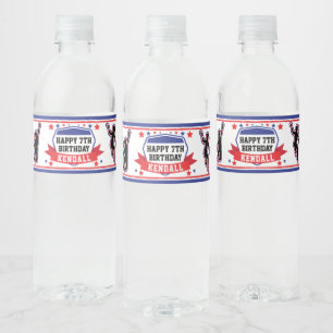Étiquette Pour Bouteilles D'eau Ninja Warrior Girls Birthday Party Boisson