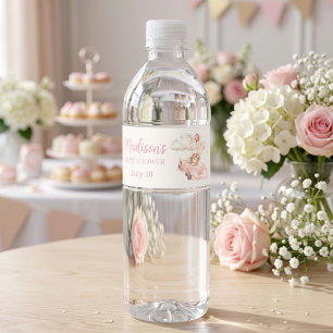 Étiquette Pour Bouteilles D'eau Nous Pouvons à Peine Attendre Boissons pour Fille 