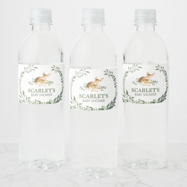 Étiquette Pour Bouteilles D'eau Oh Deer Baby shower (Bouteilles)