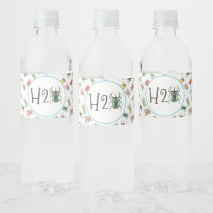 Étiquette Pour Bouteilles D'eau Partie à thème de bogues H2O