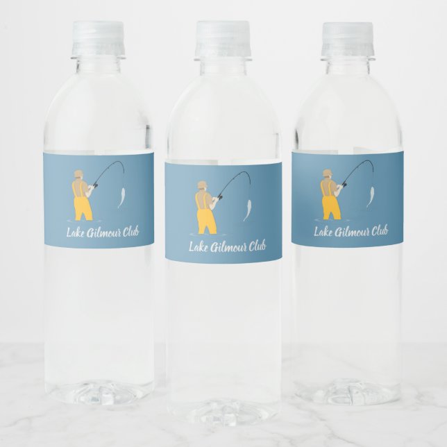 Étiquette Pour Bouteilles D'eau Pêche (Bouteilles)