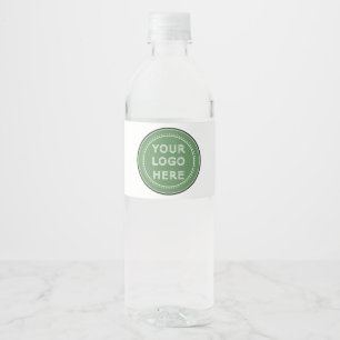 Étiquette Pour Bouteilles D'eau Personnalisé, élégant, moderne et minimal