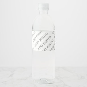 Étiquette Pour Bouteilles D'eau Personnaliser Ajouter un nom Photo ou oeuvre d'art