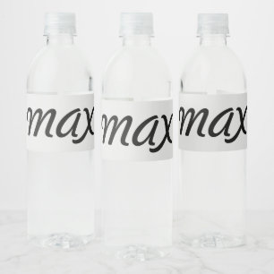 Étiquette Pour Bouteilles D'eau personnalisierte