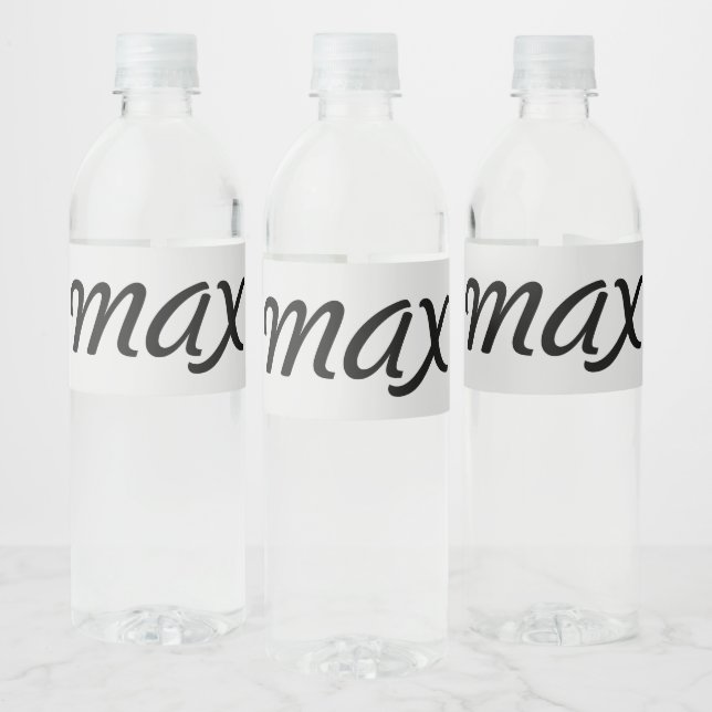 Étiquette Pour Bouteilles D'eau personnalisierte (Bouteilles)