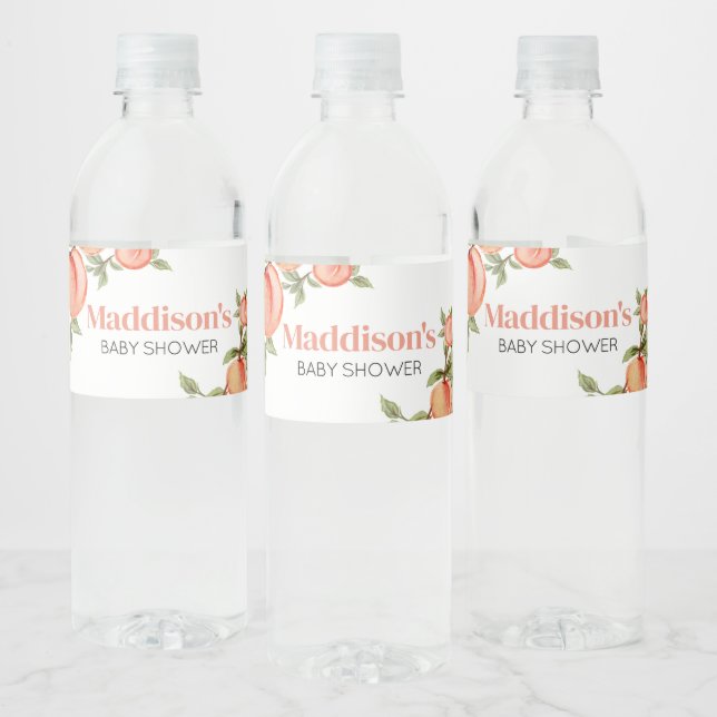 Étiquette Pour Bouteilles D'eau Petit Baby shower doux (Bouteilles)