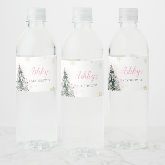 Étiquette Pour Bouteilles D'eau Petit paquet de joies Noël (Bouteilles)