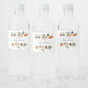 Étiquette Pour Bouteilles D'eau Petite cutie baby shower bouteille d'eau étiquett