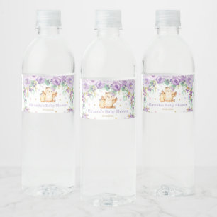 Étiquette Pour Bouteilles D'eau Petite fille Baby shower de la petite fille de la