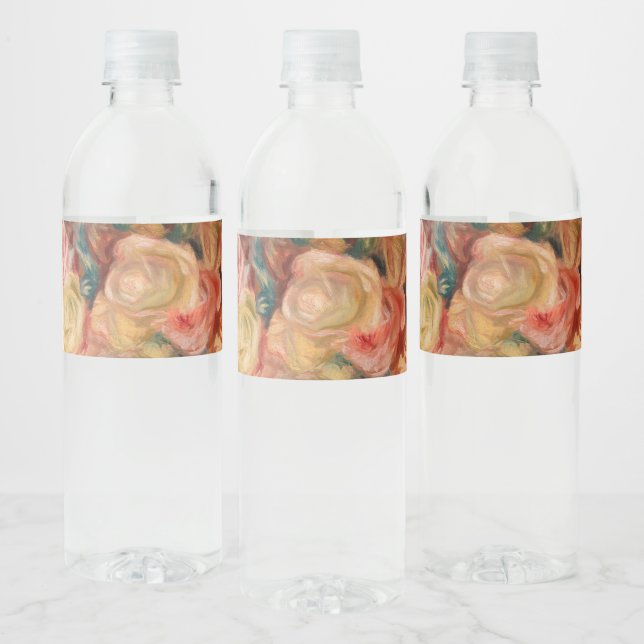 Étiquette Pour Bouteilles D'eau Pierre-Auguste Renoir - Rose (Bouteilles)