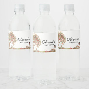 Étiquette Pour Bouteilles D'eau Pomme tombée de nos yeux Baby shower