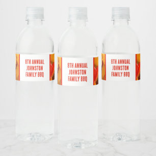 Étiquette Pour Bouteilles D'eau Reunion familiale Pique-nique d'été Pique-nique Ph