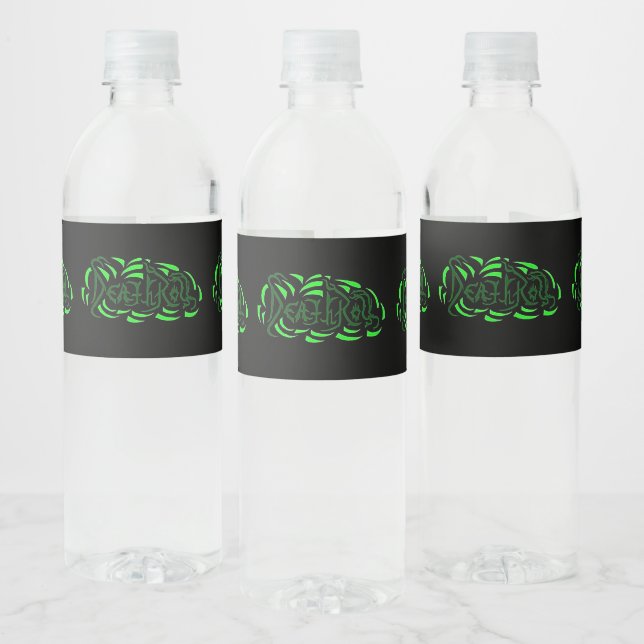 Étiquette Pour Bouteilles D'eau Rouleau de la mort (Bouteilles)