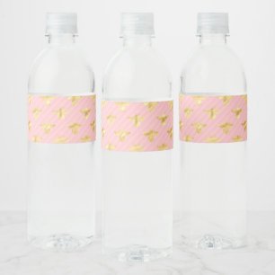 Étiquette Pour Bouteilles D'eau Série Princess Bee Design #7