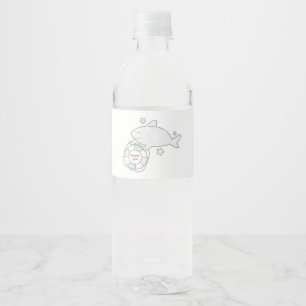 Étiquette Pour Bouteilles D'eau Shark Ahoy