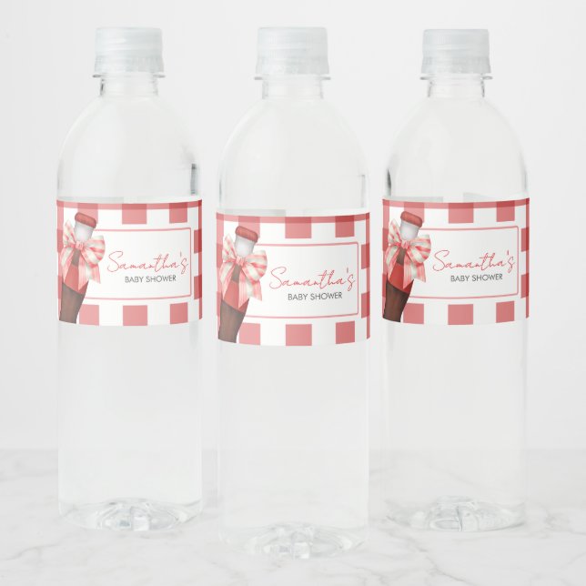 Étiquette Pour Bouteilles D'eau She's Ready to Pop Baby Shower (Bouteilles)