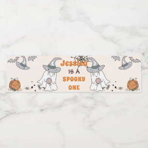 Étiquette Pour Bouteilles D'eau Super Halloween Cute Éffrayante fête d'anniversair