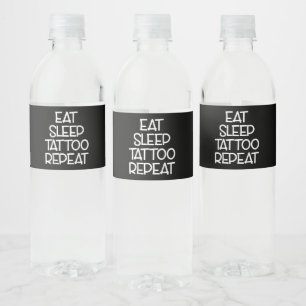Étiquette Pour Bouteilles D'eau Tattoo Artist Funny Saying