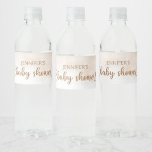 Étiquette Pour Bouteilles D'eau Teddy Bear Bear Baby shower Ours Sexe Neutre