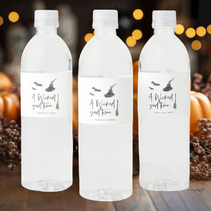 Étiquette Pour Bouteilles D'eau Un mauvais moment Bonne Halloween