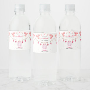 Étiquette Pour Bouteilles D'eau Un Petit Amoureux Baby shower de la Saint Valent