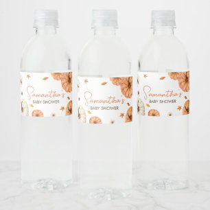 Étiquette Pour Bouteilles D'eau Un Petit Baby shower Citrouille