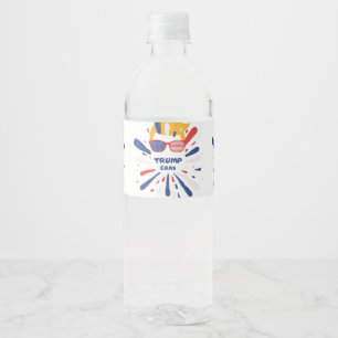 Étiquette Pour Bouteilles D'eau vote de trump eras