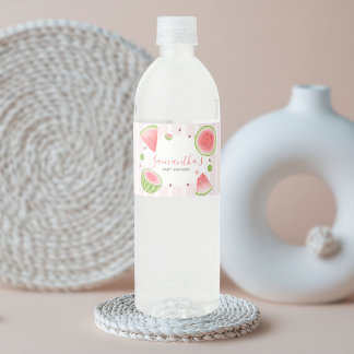 Étiquette Pour Bouteilles D'eau Watermelon Baby Shower