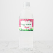 Watermelon Joyeux Étiquette de bouteille d'eau d'a