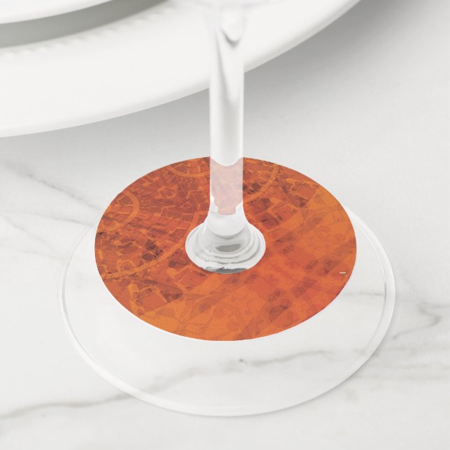 Étiquette Pour Verre De Vin Acceptation | Médaillons de saumons rouges orange  (De près)