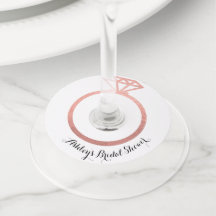 Bague en or rose pour enterrement de vie de jeune 