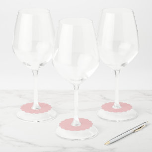 Étiquette Pour Verre De Vin Bébé rose