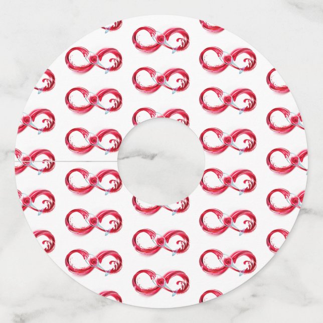 Étiquette Pour Verre De Vin Infinity (Devant)