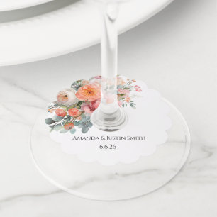 Étiquette Pour Verre De Vin Mariage