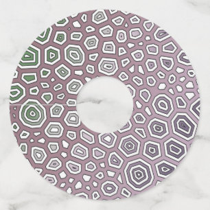 Étiquette Pour Verre De Vin Motif expérimental