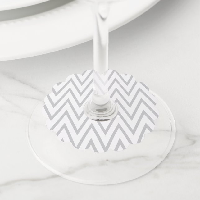 Étiquette Pour Verre De Vin Motifs simplifiés motif 8 (De près)