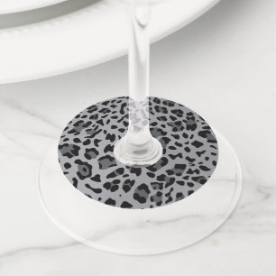 Étiquette Pour Verre De Vin Nouvelle texture léopard 11