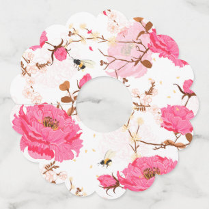 Étiquette Pour Verre De Vin printemps