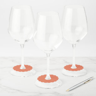 Étiquette Pour Verre De Vin Sienne Brûlée