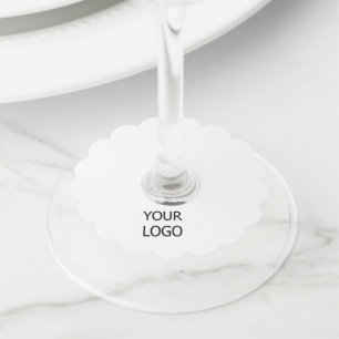 Étiquette Pour Verre De Vin simple et minimal ajouter votre logo