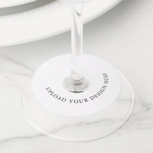 Étiquette Pour Verre De Vin Tags personnalisés en verre de vin (jeu de 12)