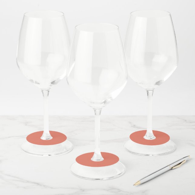 Étiquette Pour Verre De Vin Terre cuite (Lot)