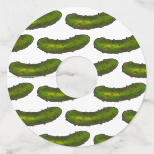 Étiquette Pour Verre De Vin Une sorte de chiche vert croustillant à fond