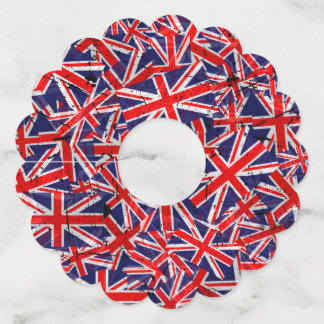 Étiquette Pour Verre De Vin Union Jack Flag | UK Flag | British Flag |