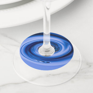 Étiquette Pour Verre De Vin Vortex par Shirley Taylor