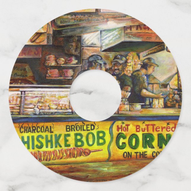 Étiquette Pour Verre De Vin Vous ne pouvez pas rivaliser avec cela (Devant)