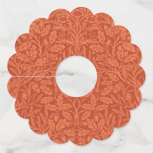 Étiquette Pour Verre De Vin William Morris Acorn Fond d'écran Nature Design