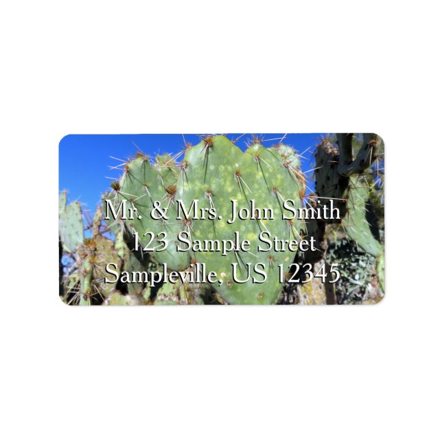 Étiquette Prickly Pear Hearts (Devant)